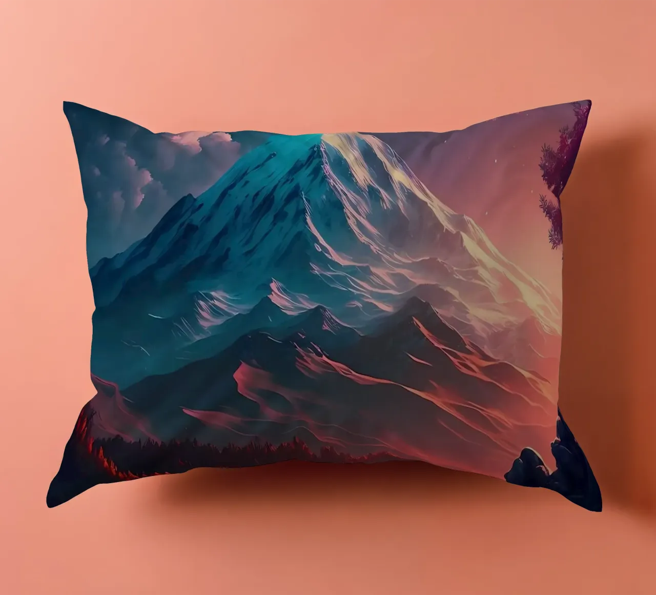 Paesaggio fantasy cuscino da Mikesell