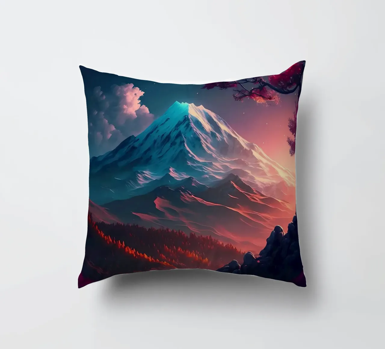 Paesaggio fantasy cuscino da Mikesell