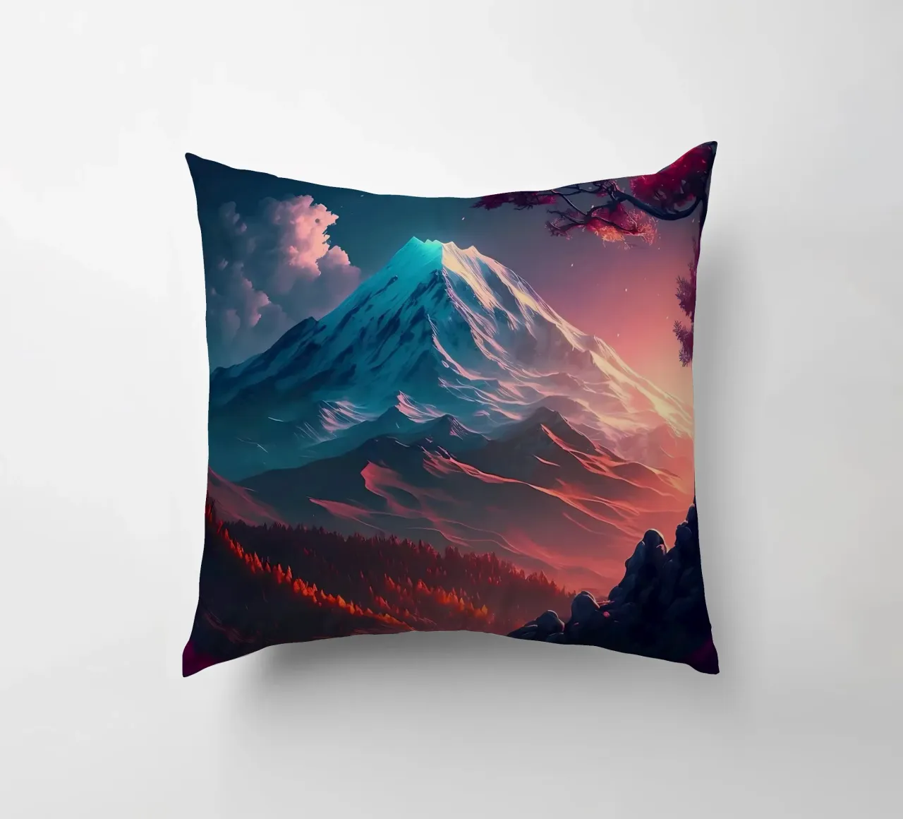 Paesaggio fantasy cuscino da Mikesell