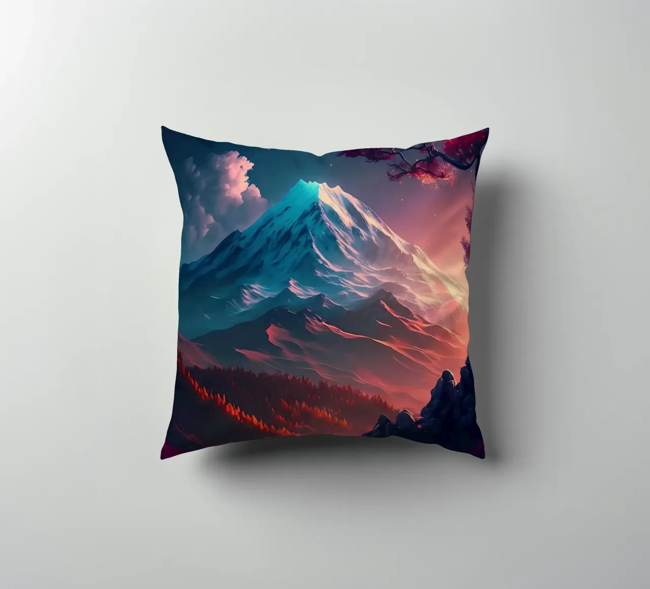 Paesaggio fantasy cuscino da Mikesell