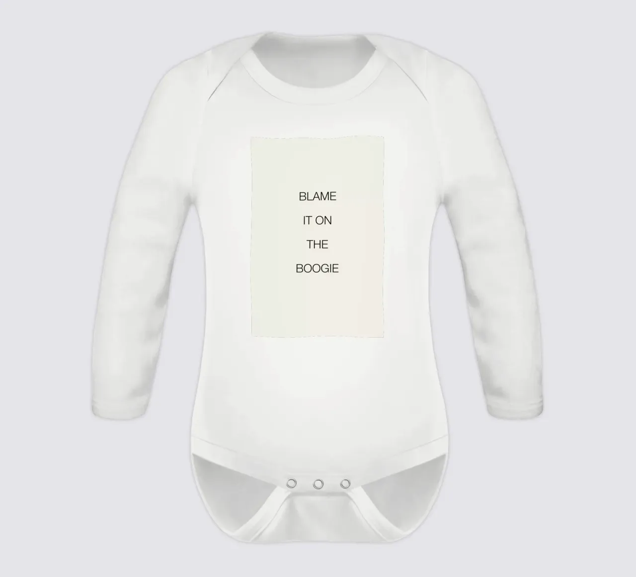 Blame It on the Boogie body neonato maniche lunghe da Studio One