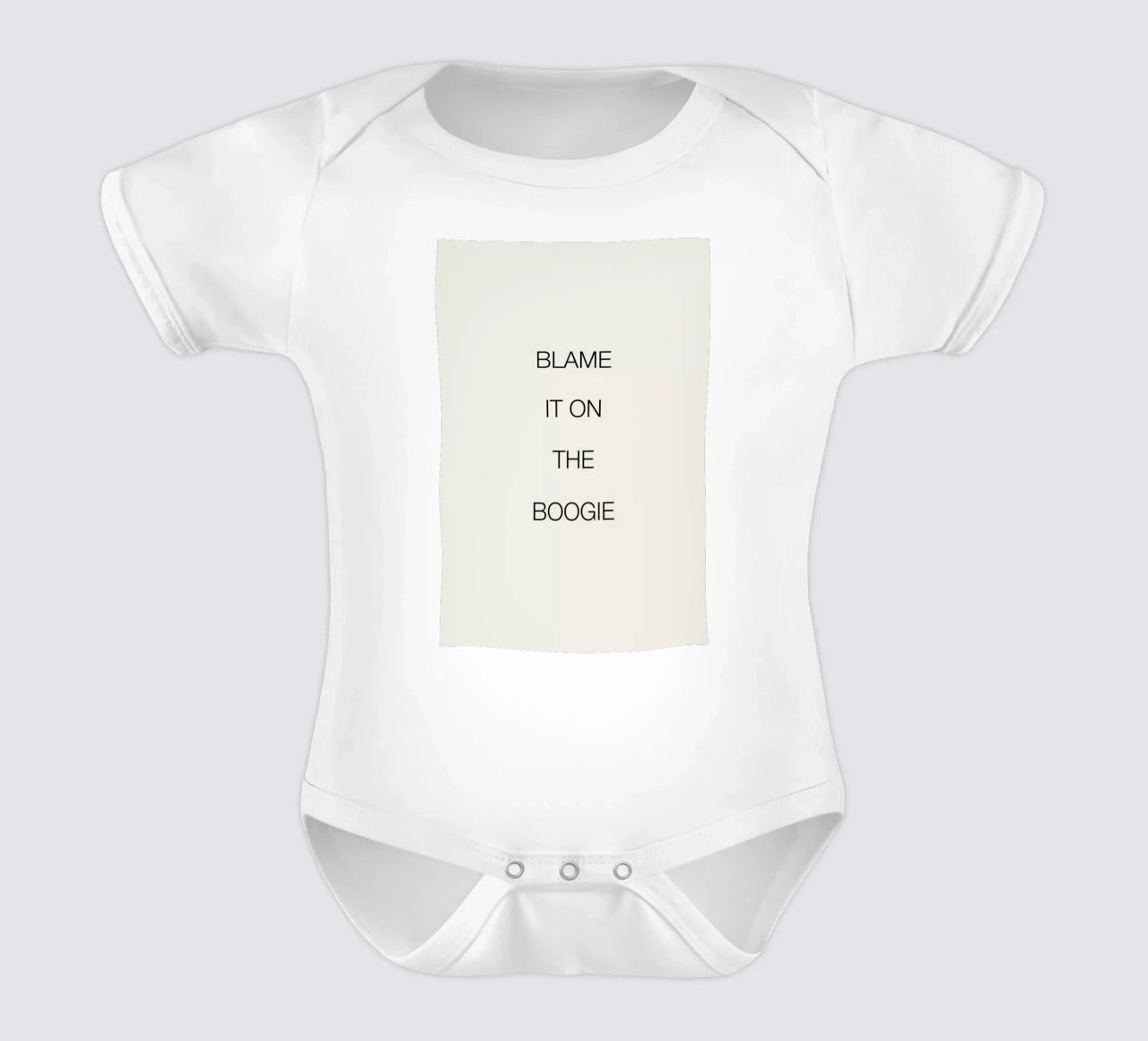 Blame It on the Boogie body neonato maniche corte da Studio One