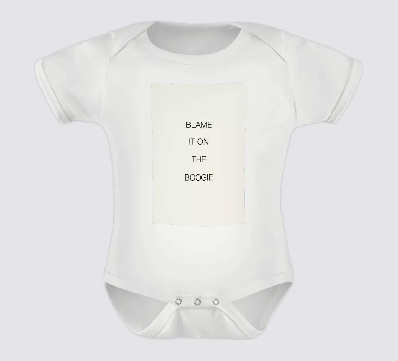 Blame It on the Boogie Kurzarm Babybody von Studio One
