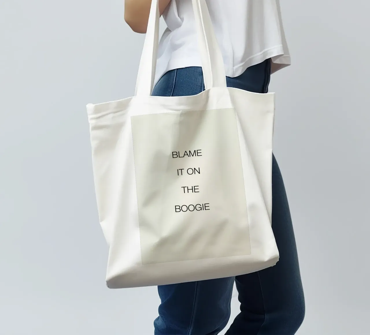 Blame It on the Boogie jute draagtas van Studio One