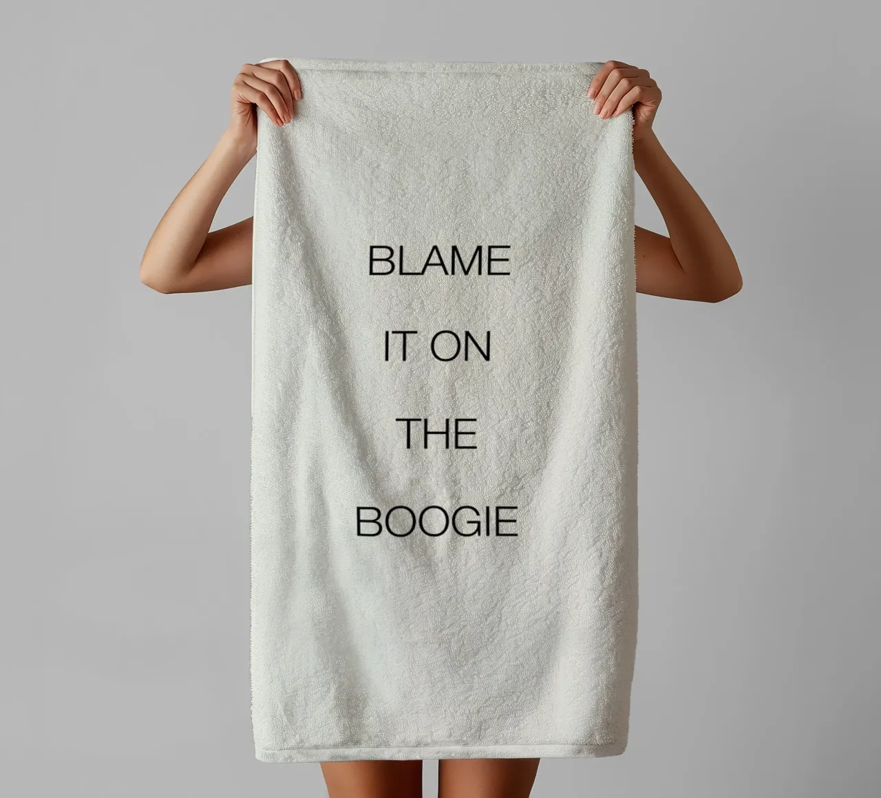 Blame It on the Boogie badhanddoek van Studio One