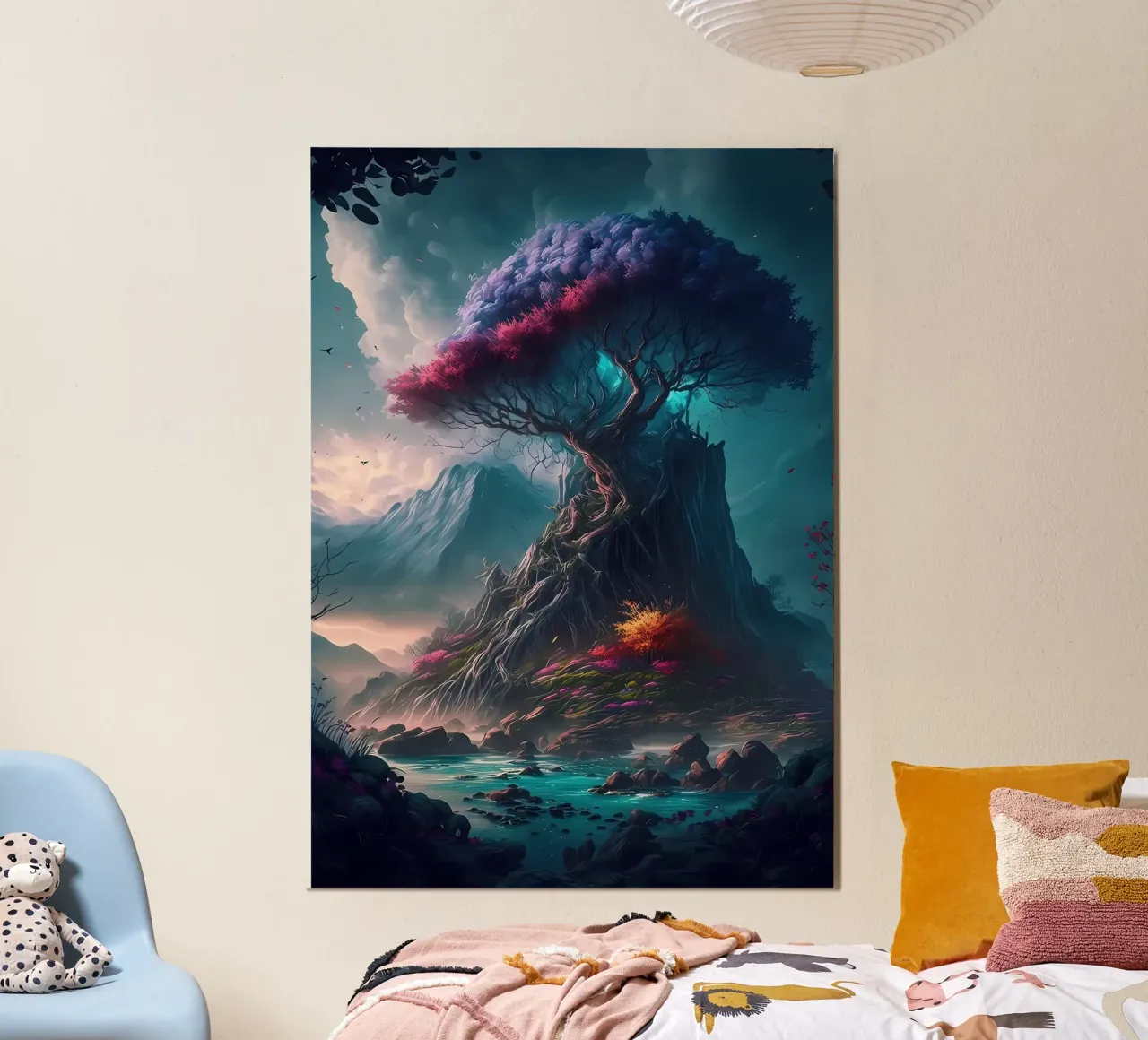 Fantasy Landscape Art poster by Mikesell
