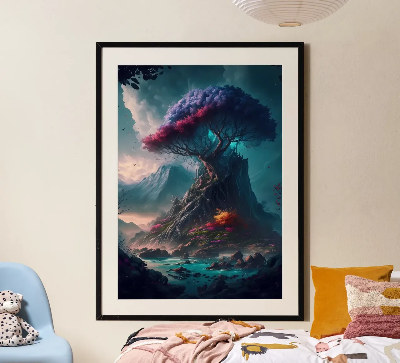 Fantasy Landscape Art poster by Mikesell