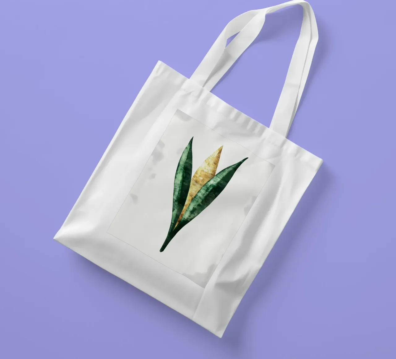 Golden Leaf Watercolor tote bag by Ginnery
