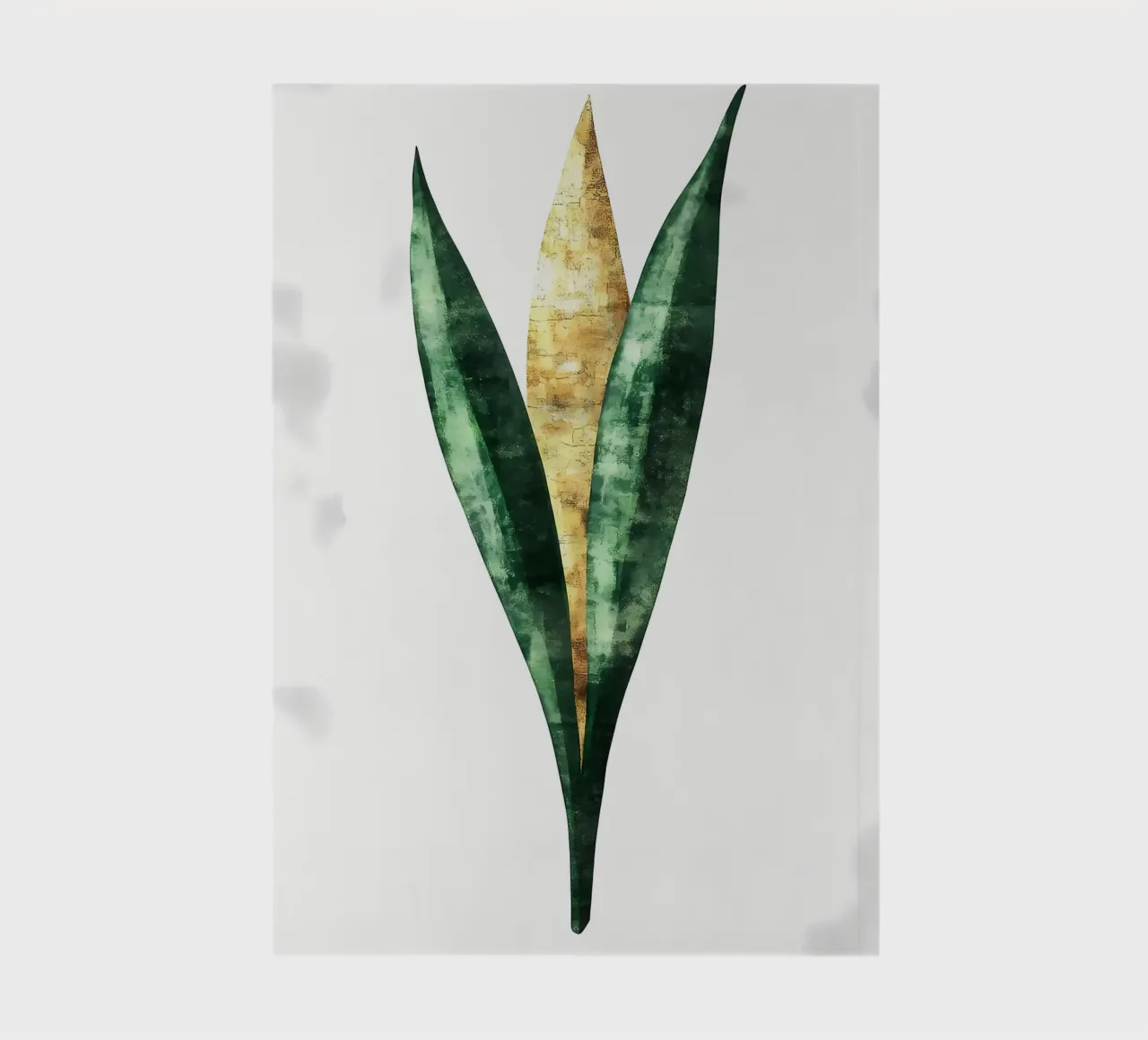 Golden Leaf Watercolor notebook by Ginnery