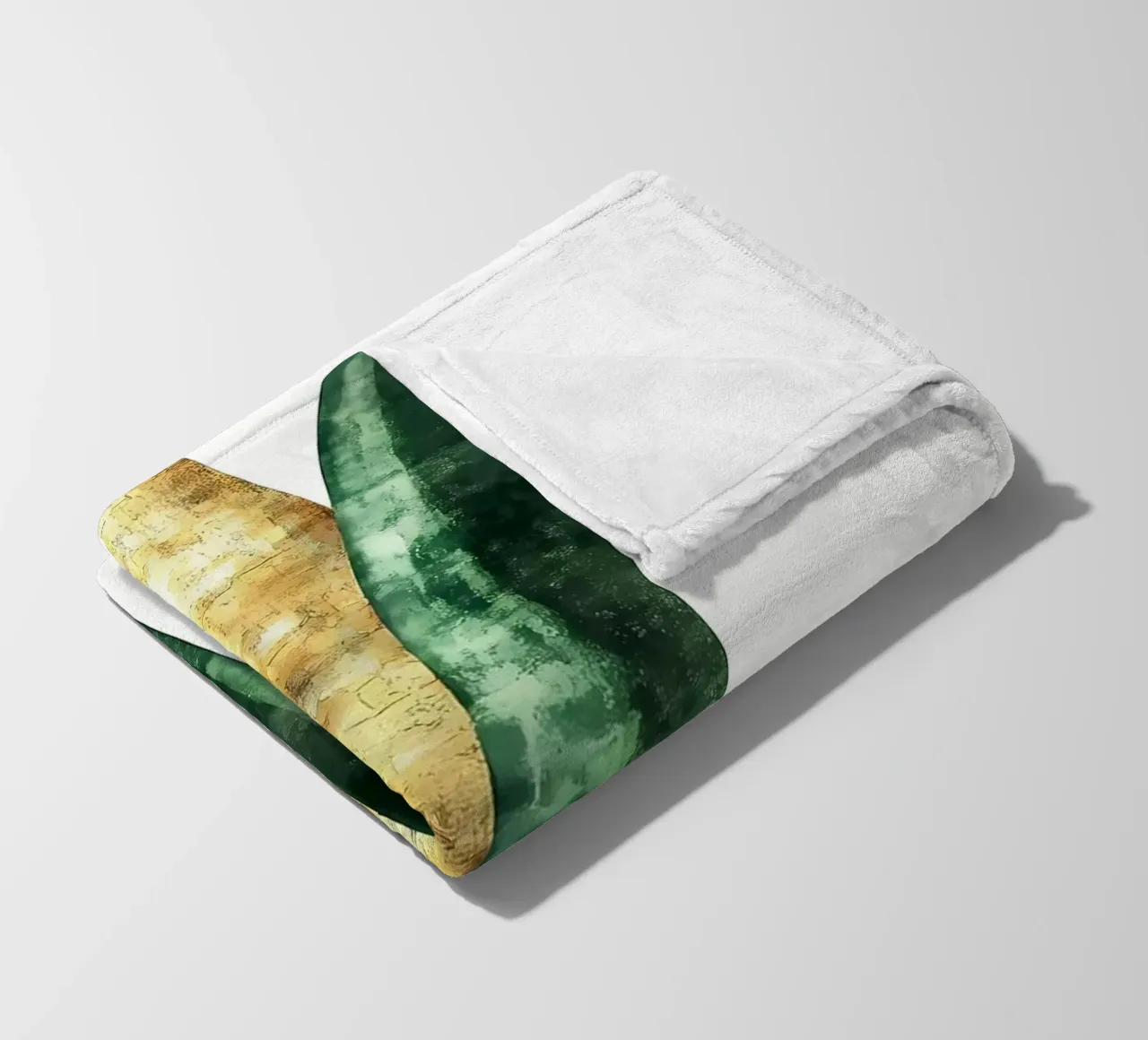 Acquerello a foglia d'oro coperta in pile da Ginnery