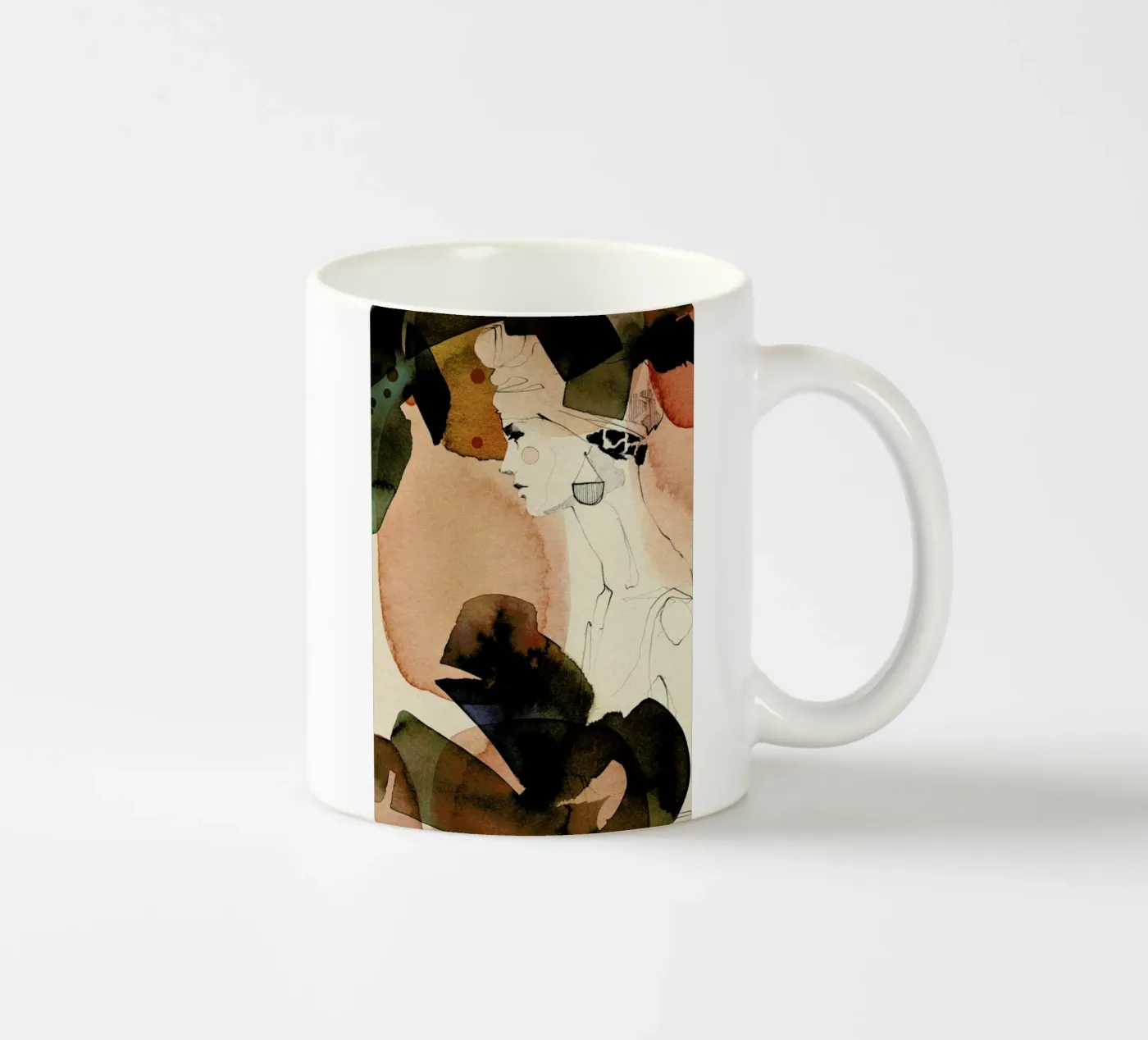 Mora ceramic mug by Ekaterina Koroleva