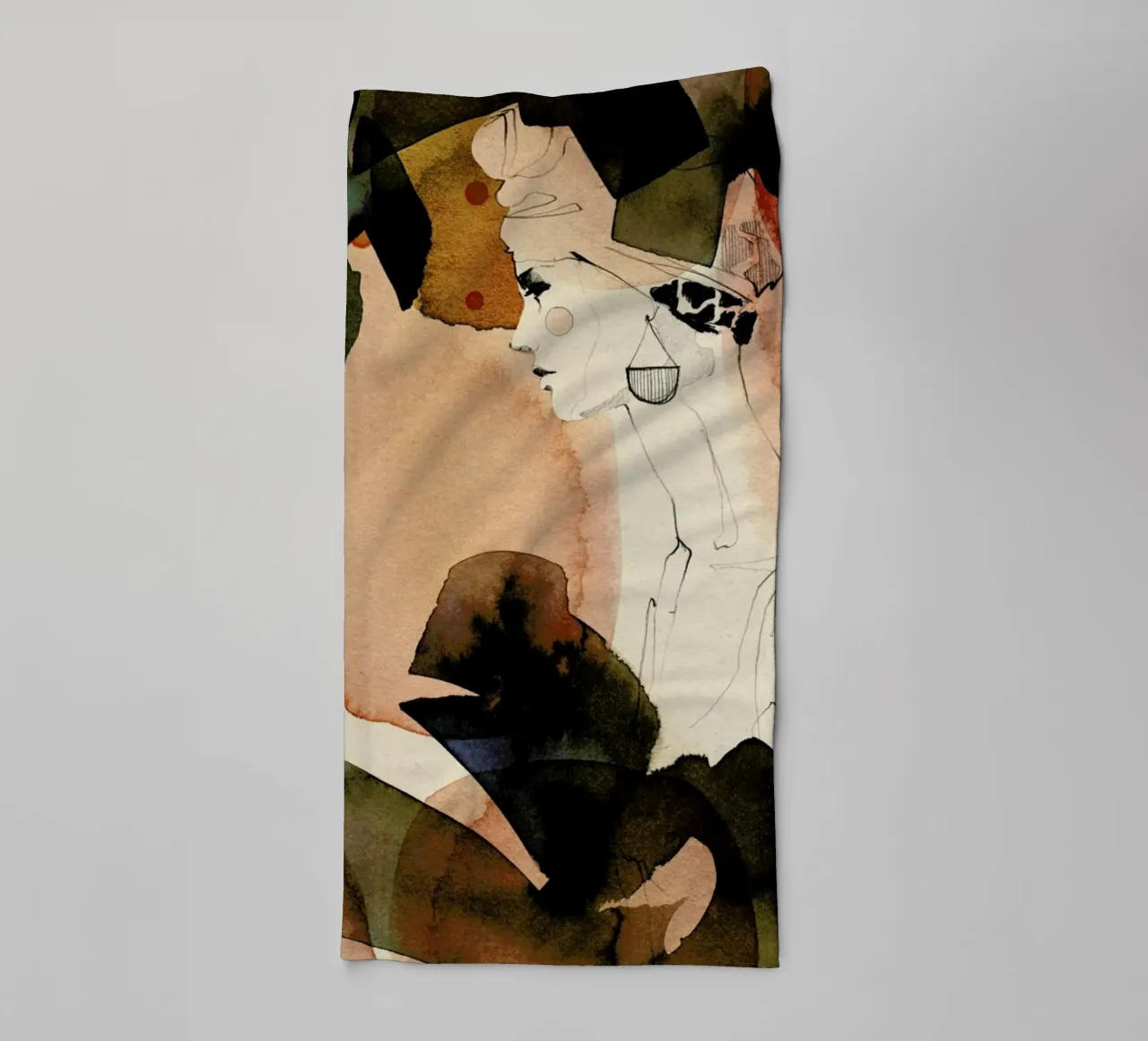 Mora towel by Ekaterina Koroleva