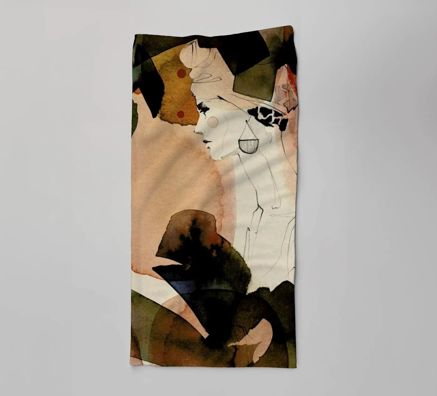 Mora towel by Ekaterina Koroleva