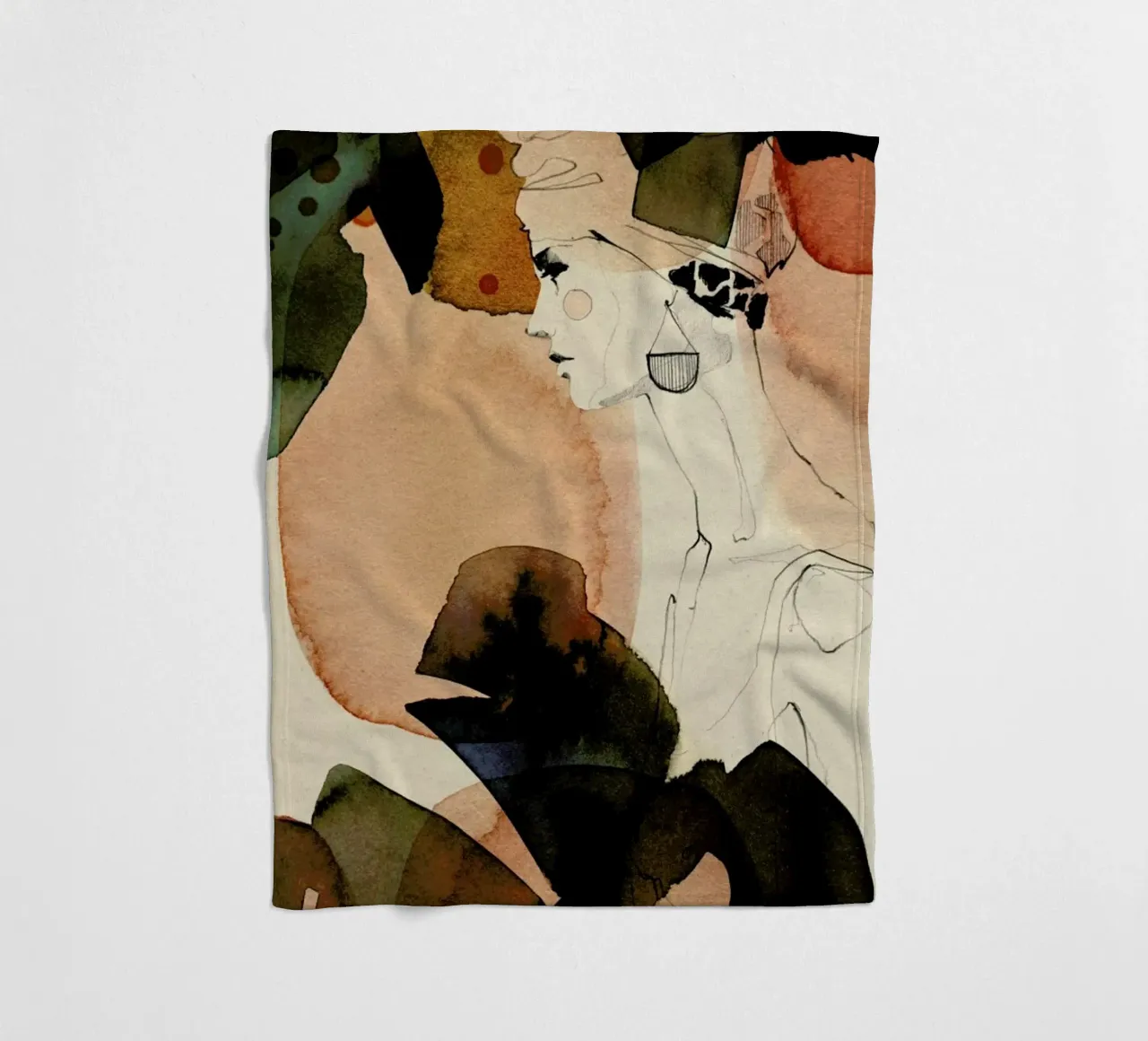 Mora Fleecedecke von Ekaterina Koroleva