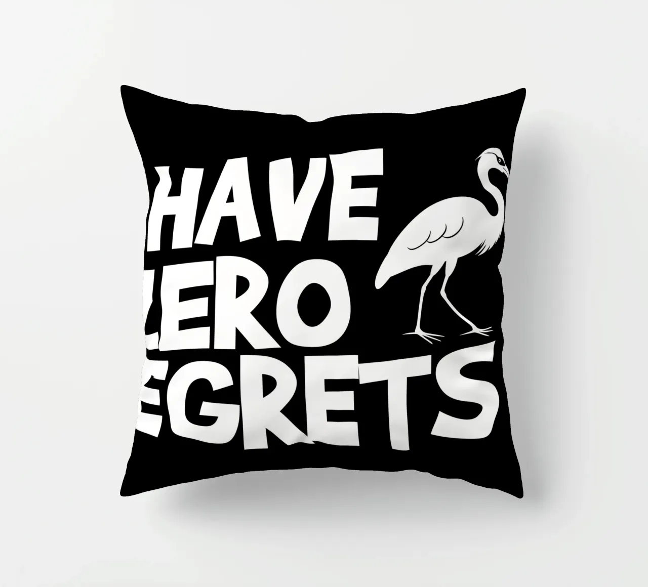 I have zero egrets cuscino da baobabprintstore