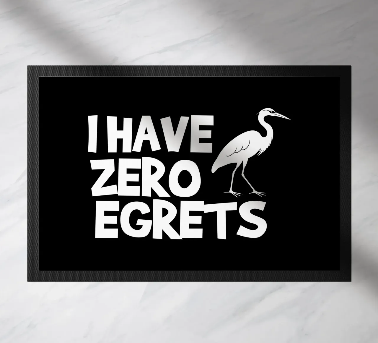 I have zero egrets zerbino da baobabprintstore