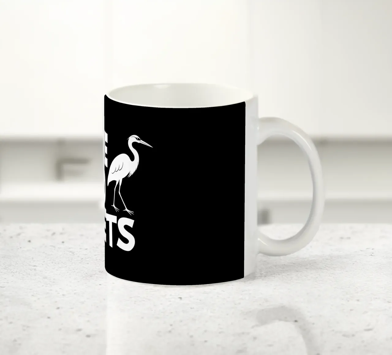 I have zero egrets tazza in ceramica da baobabprintstore