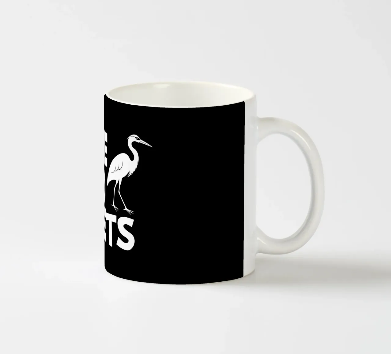 I have zero egrets tazza in ceramica da baobabprintstore