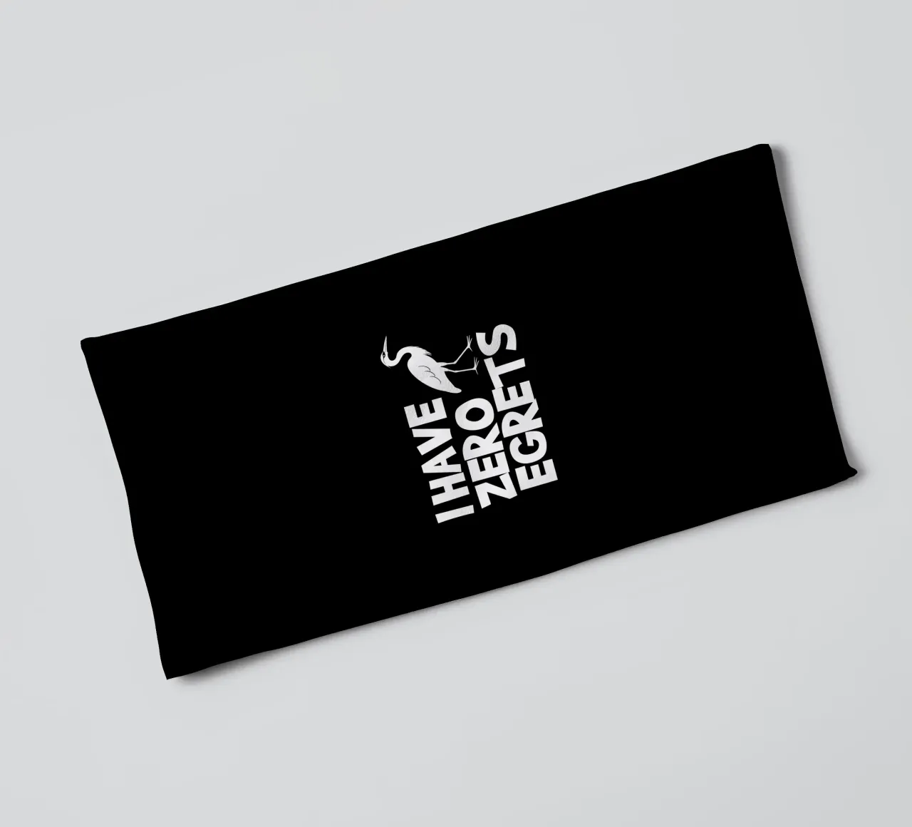 I have zero egrets asciugamano da bagno da baobabprintstore