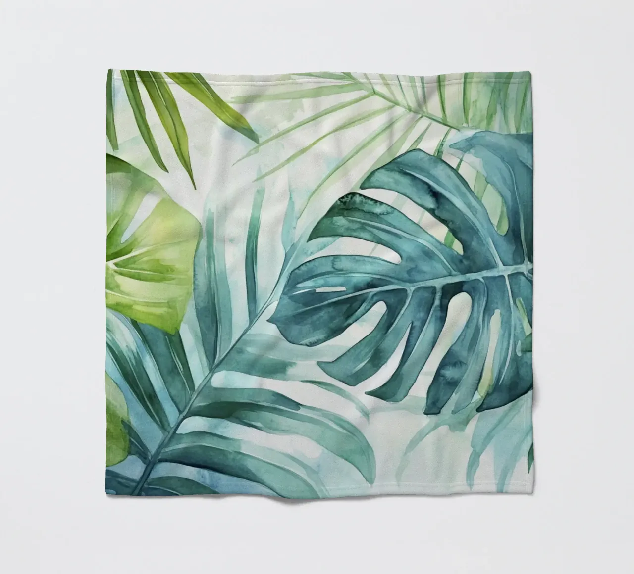 Serenità delle palme pastello coperta in pile da Flower Garden - Uta Naumann