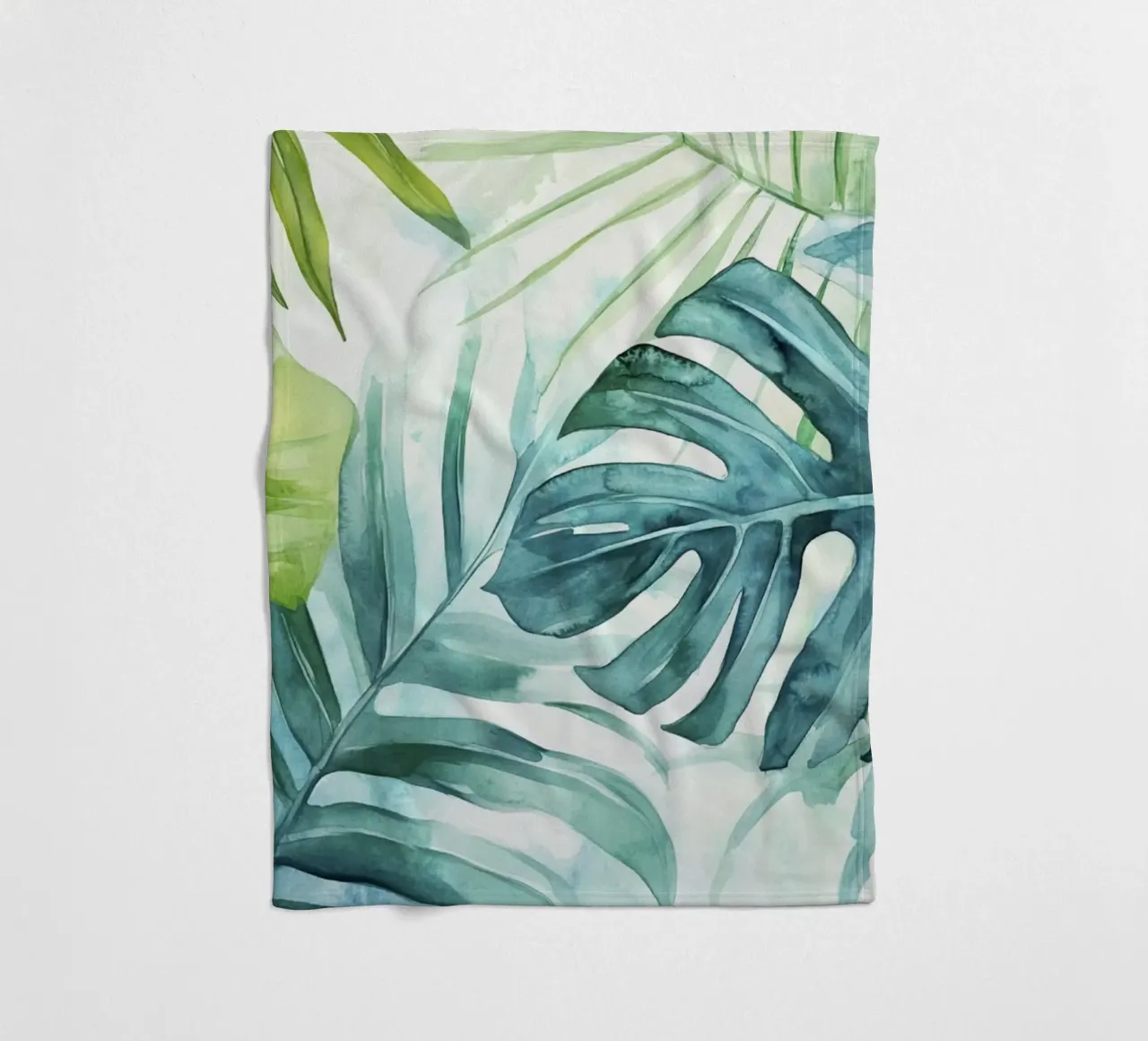 Serenità delle palme pastello coperta in pile da Flower Garden - Uta Naumann