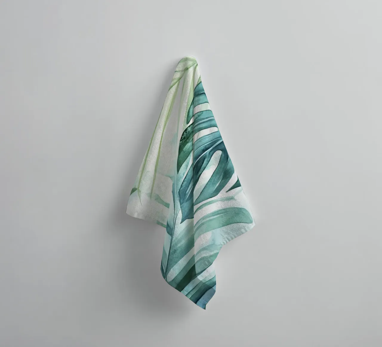 Vibrant Jungle Foliage towel by Modern Muse
