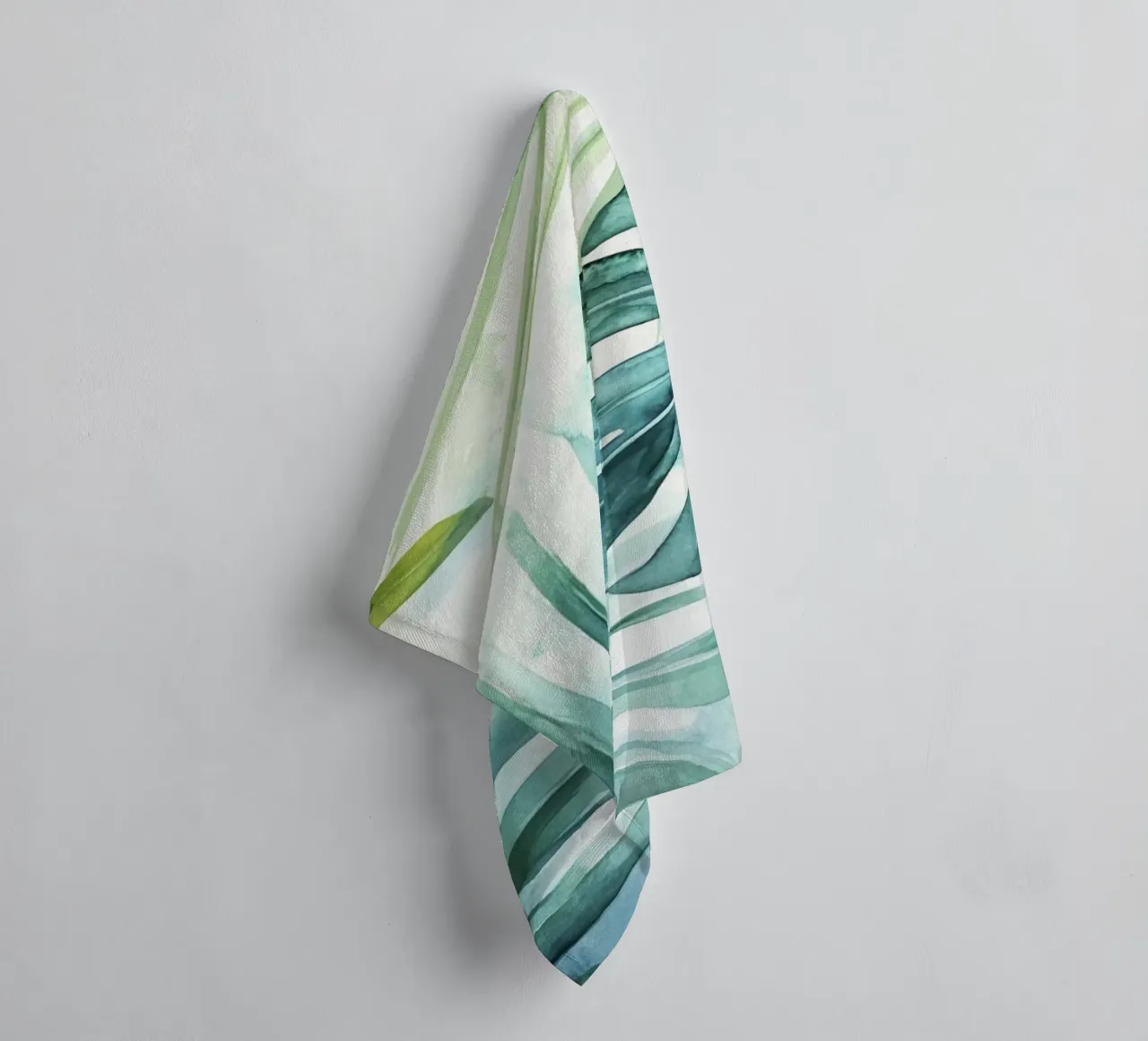 Vibrant Jungle Foliage towel by Modern Muse