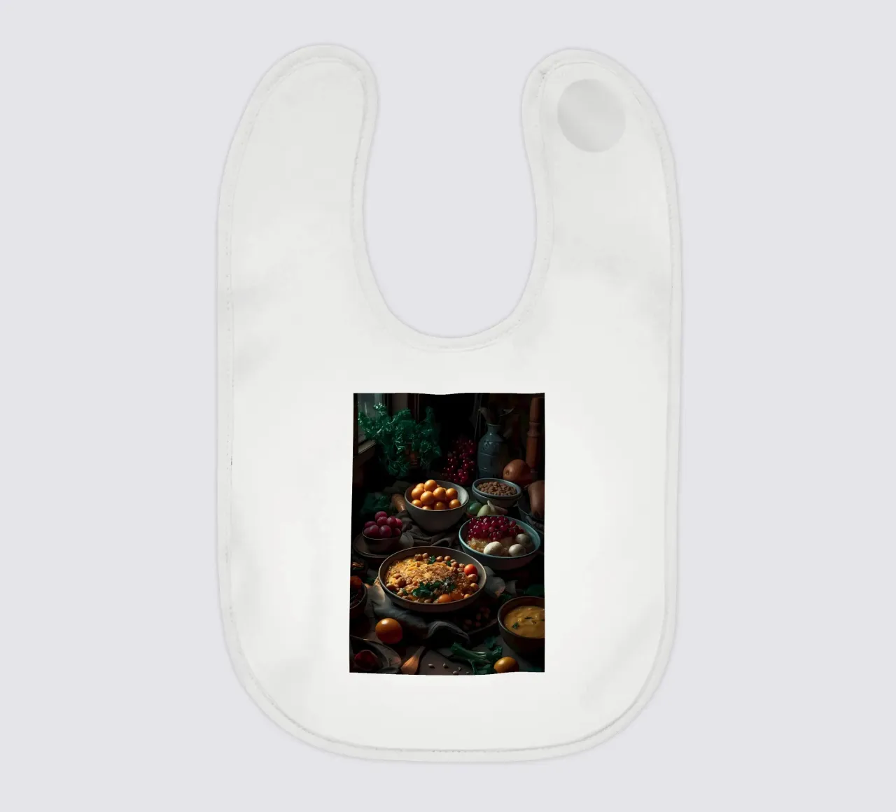 Herbs and Spices baby bib by Mikesell