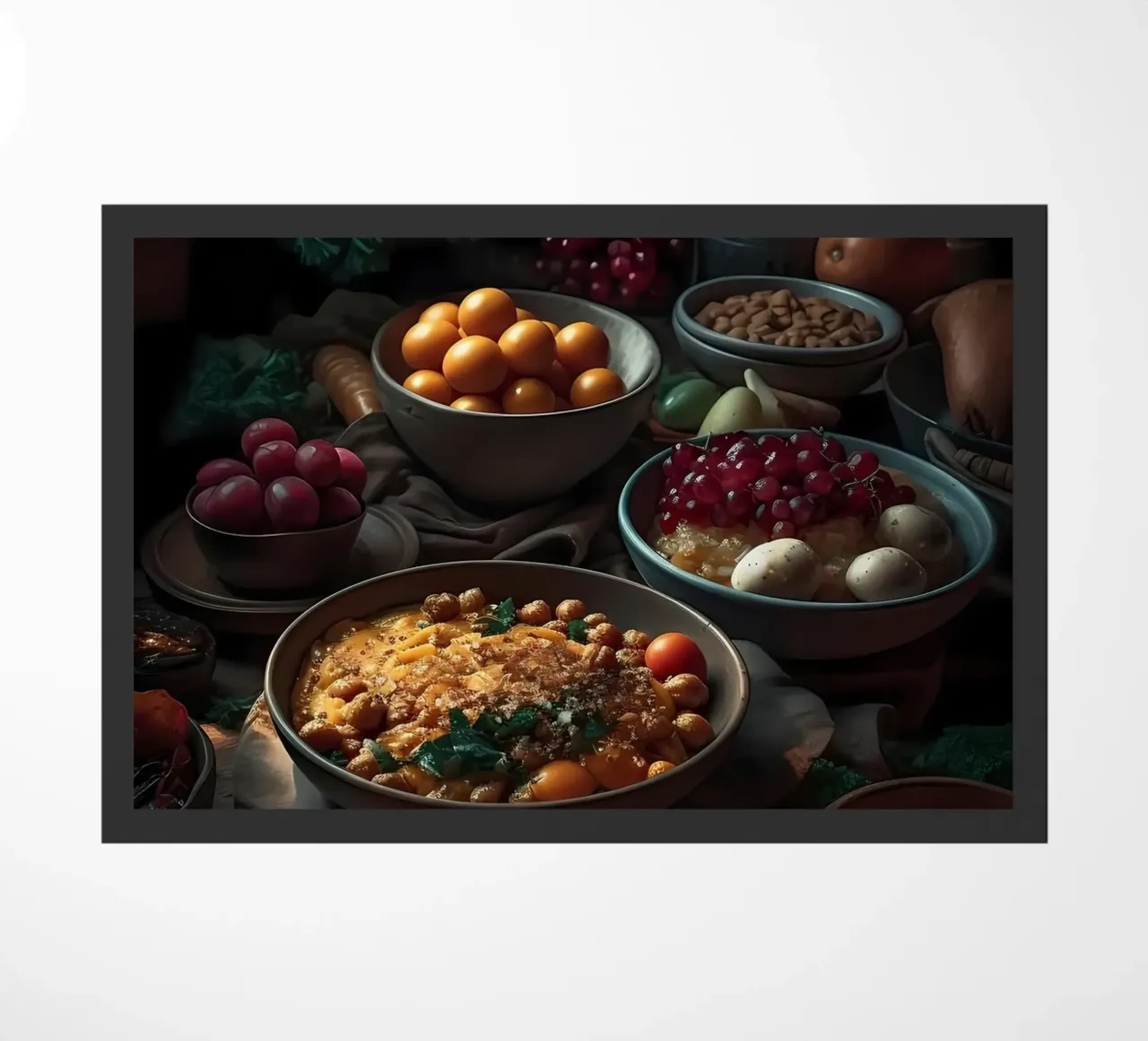 Kruiden en specerijen deurmat van Mikesell