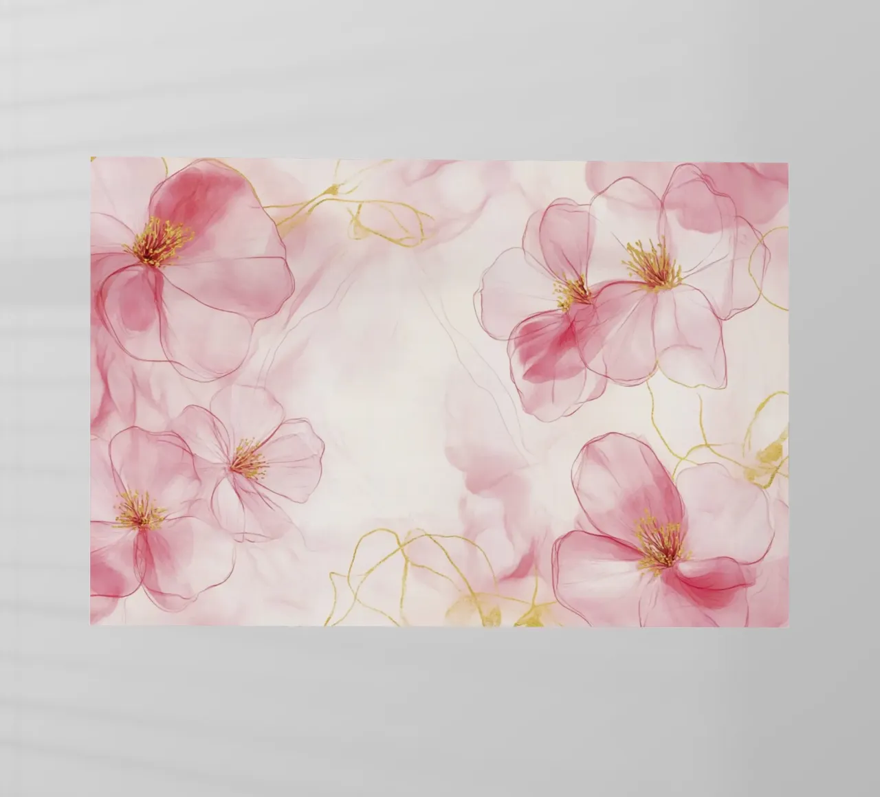 Nuvole eteree di fiori rosa pellicola backlit da Modern Muse