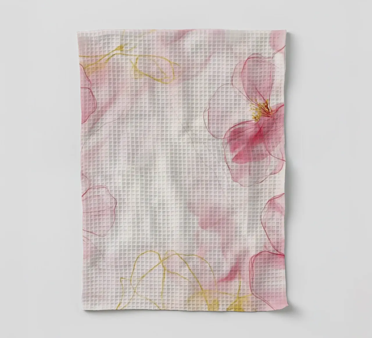 Nuvole eteree di fiori rosa canovaccio da cucina da Modern Muse