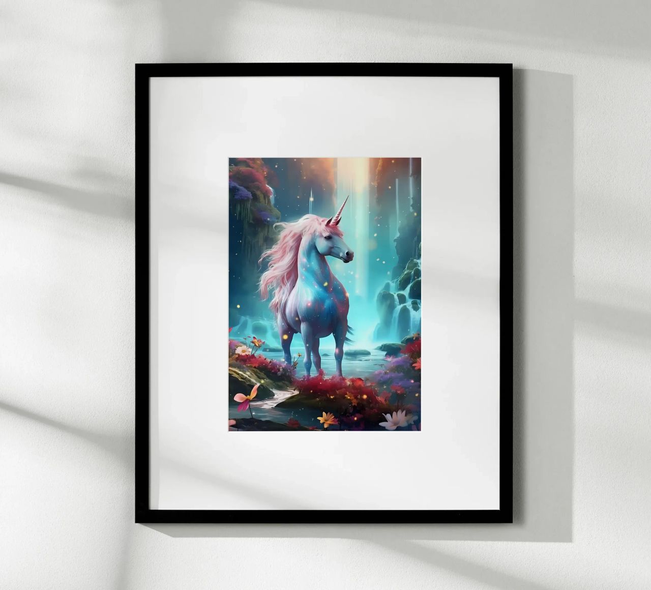 Einhorn-Pferde-Fantasie Poster von Ruth