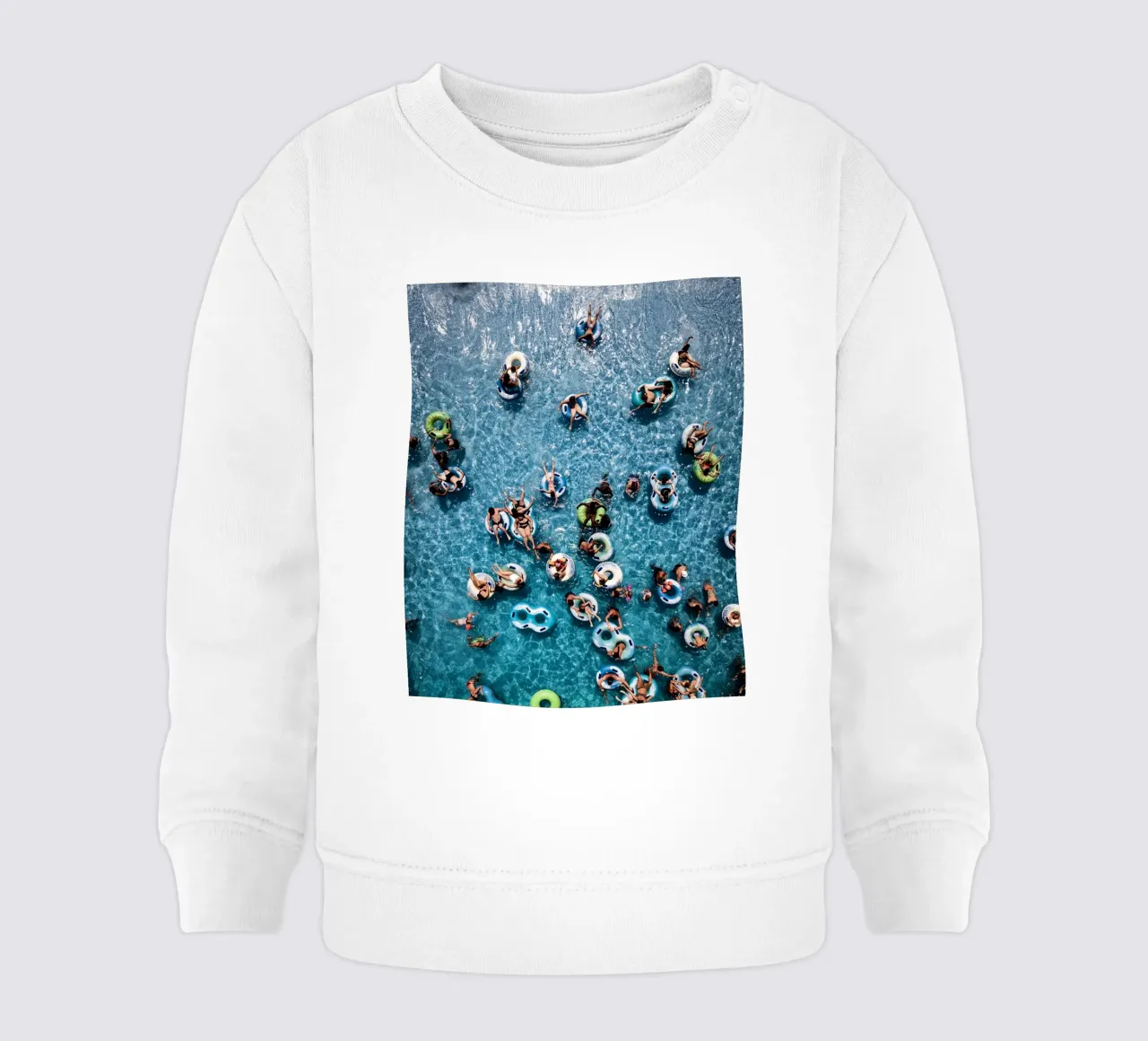 Pool Party baby sweatshirt by Framative