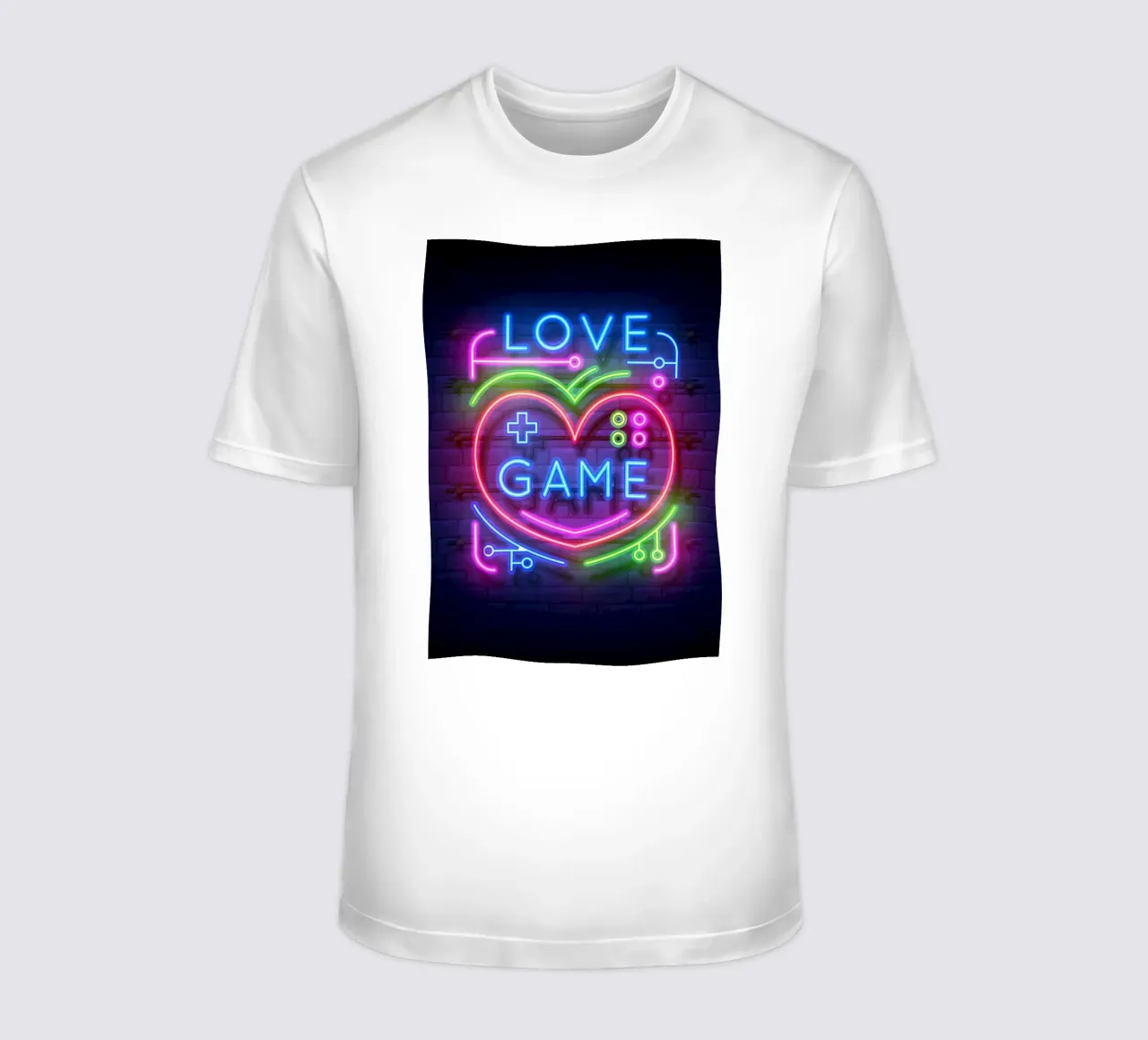 Gioco d'amore al neon t-shirt da Delaplane