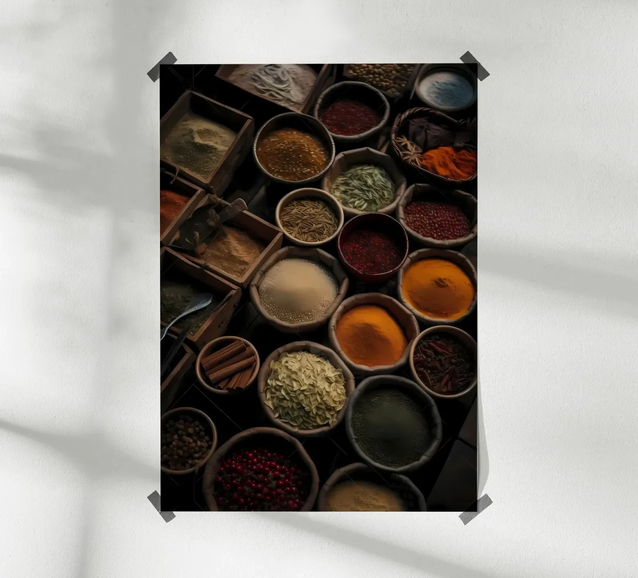 Erbe e spezie poster da Mikesell