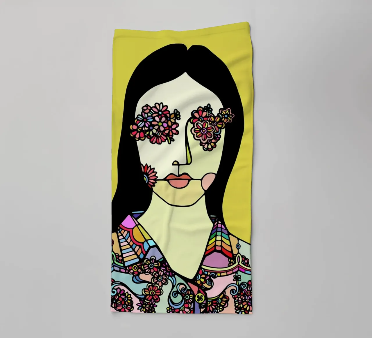I See Flowers towel by Ninhol