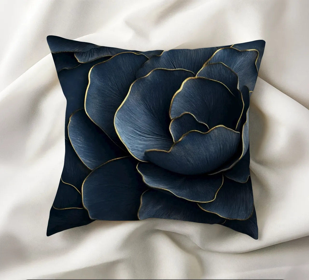 Petali di mezzanotte cuscino da Modern Muse