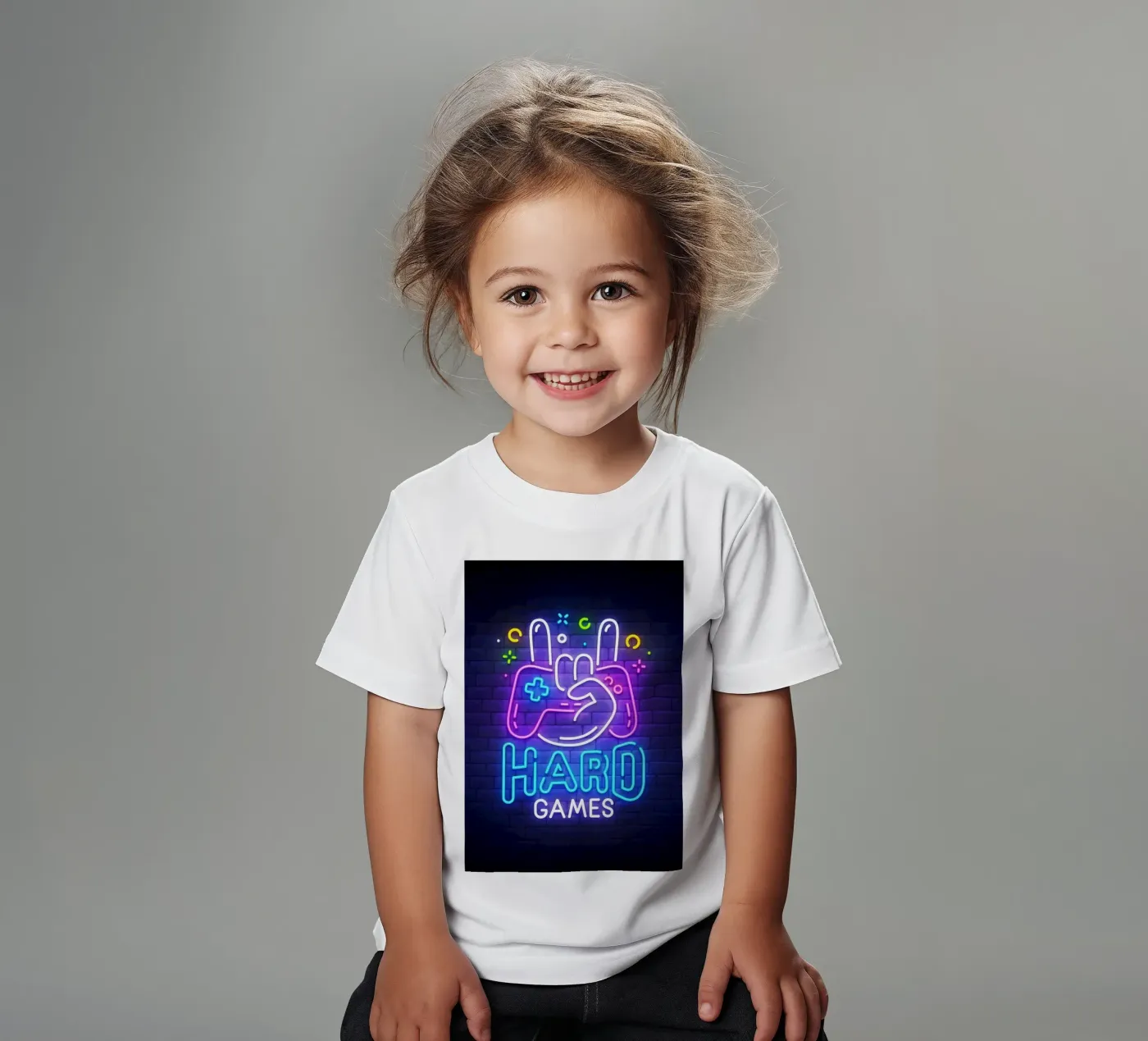 Poster kinder t-shirt van Delaplane