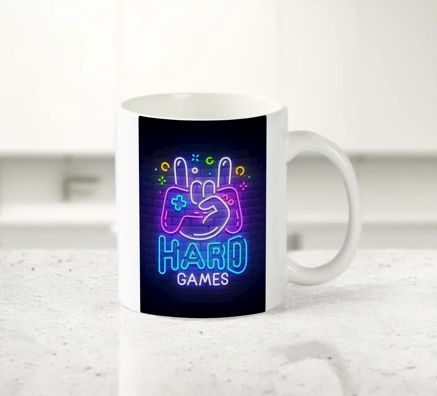 Poster ceramic mug by Delaplane