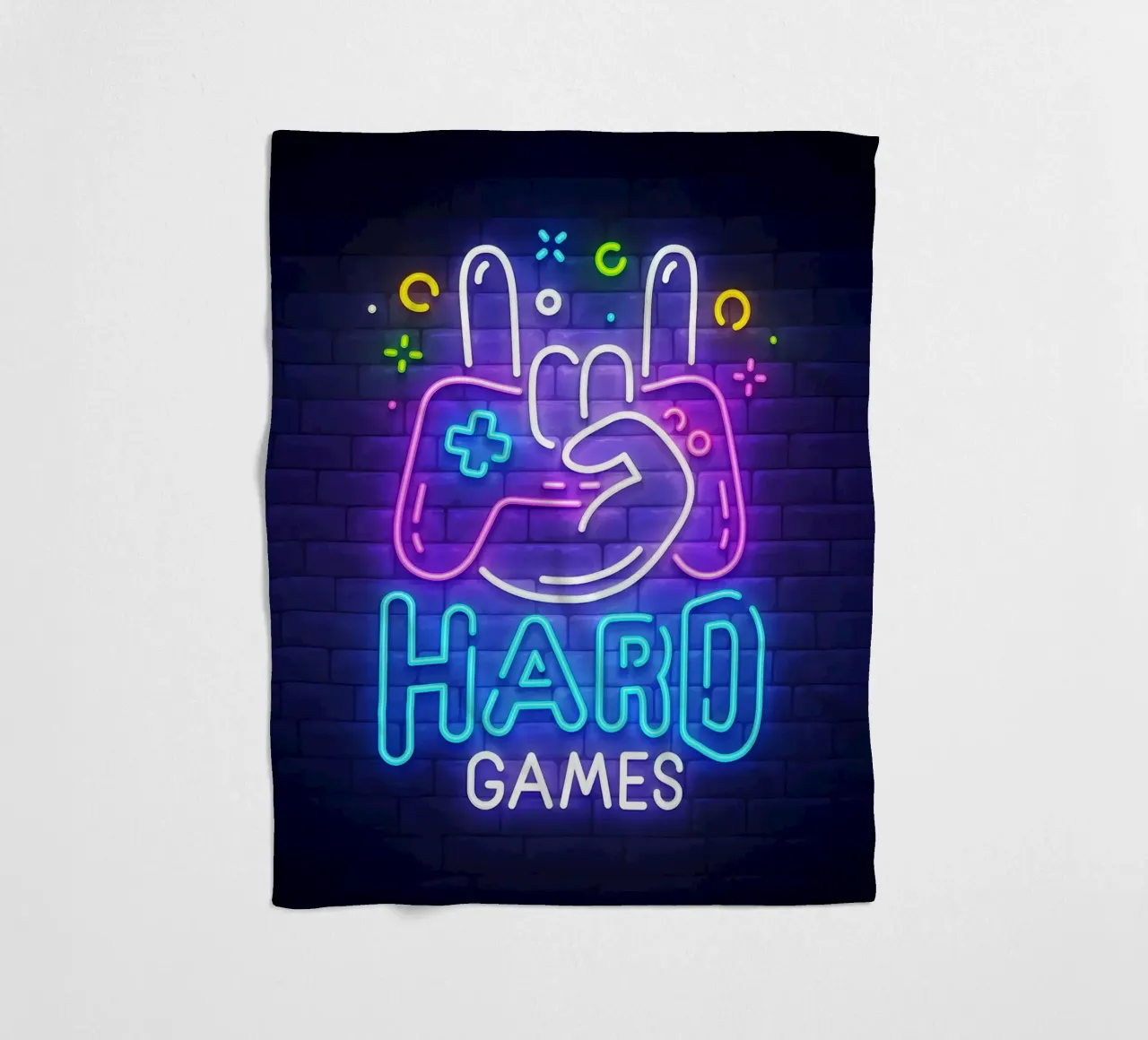 Poster fleecedeken van Delaplane