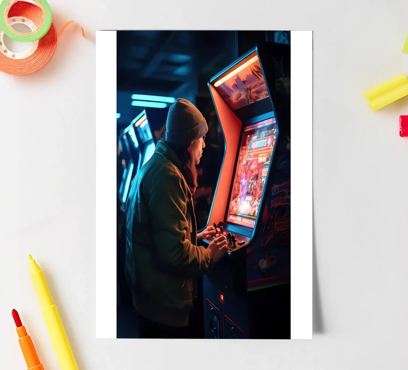 Poster sticker sheet by Mikesell