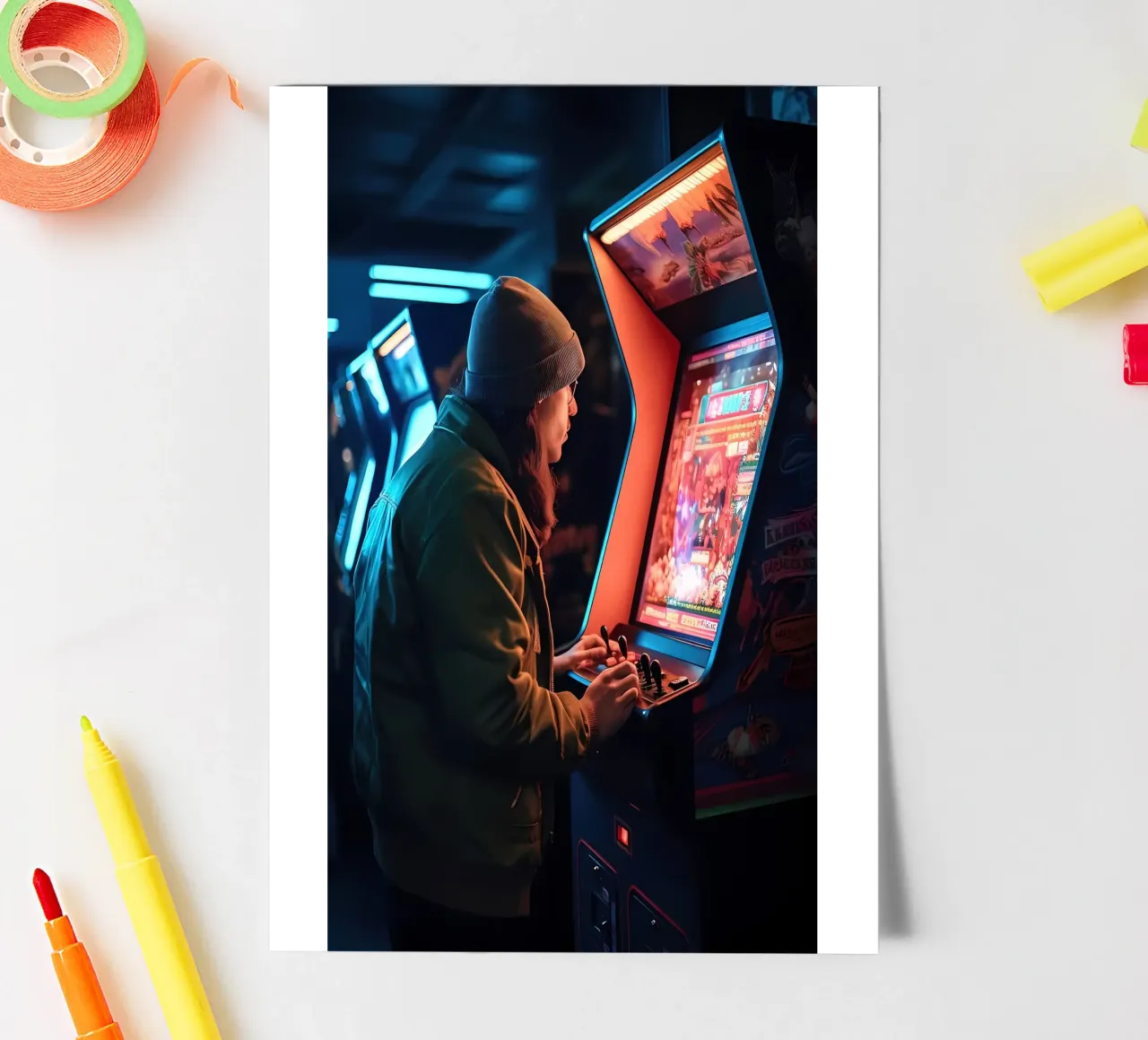 Poster sticker sheet by Mikesell