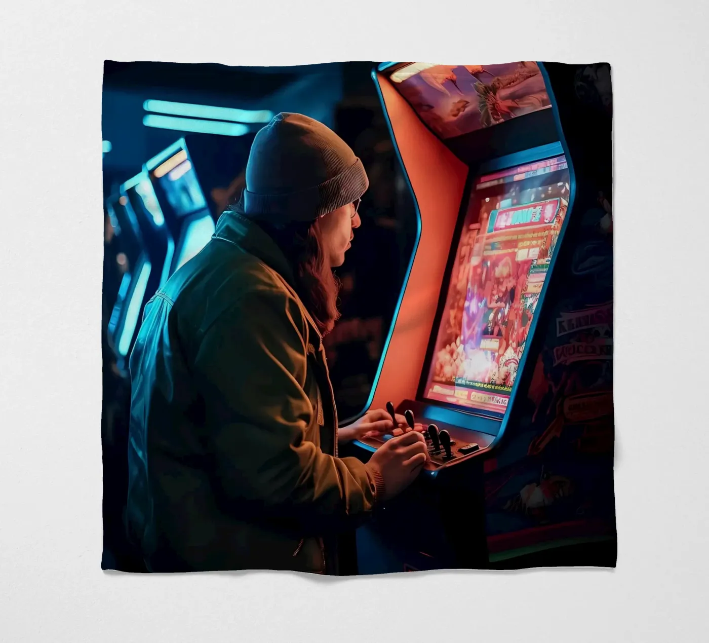 Poster fleece blanket by Mikesell