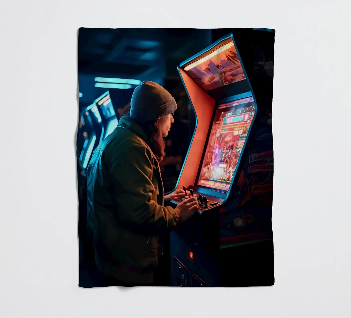 Poster fleece blanket by Mikesell