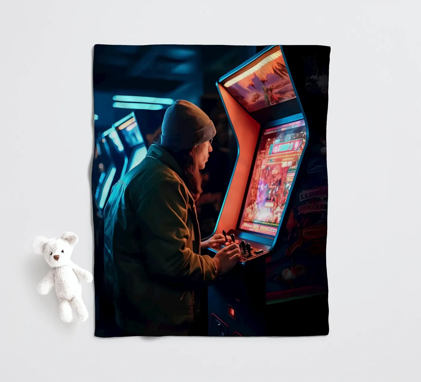 Poster fleece blanket by Mikesell