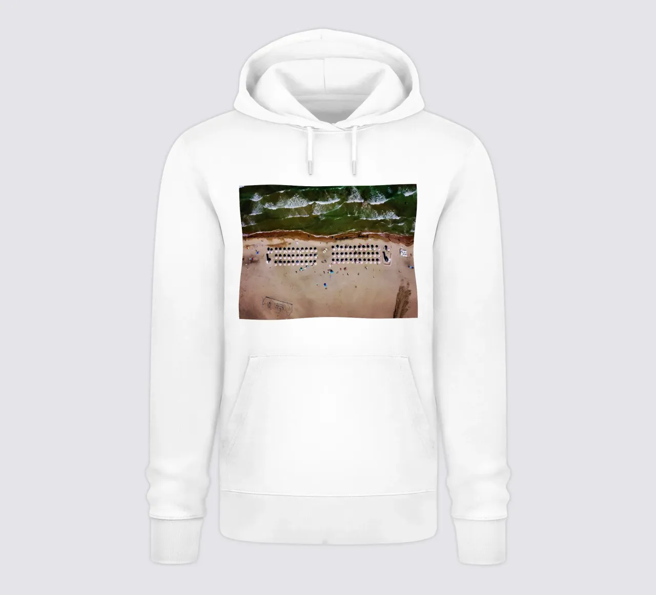 Green Seas hoodie by Framative