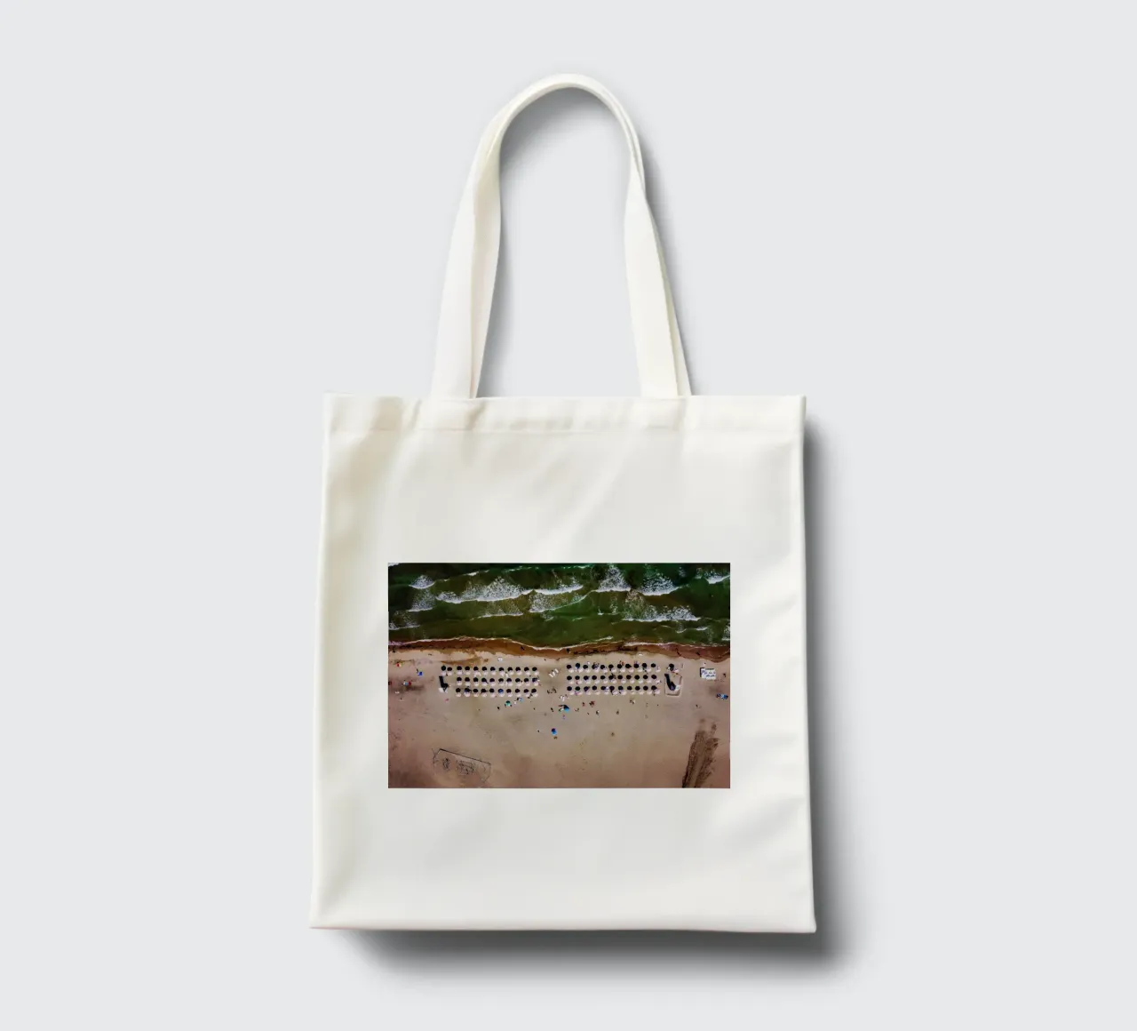 Green Seas tote bag by Framative