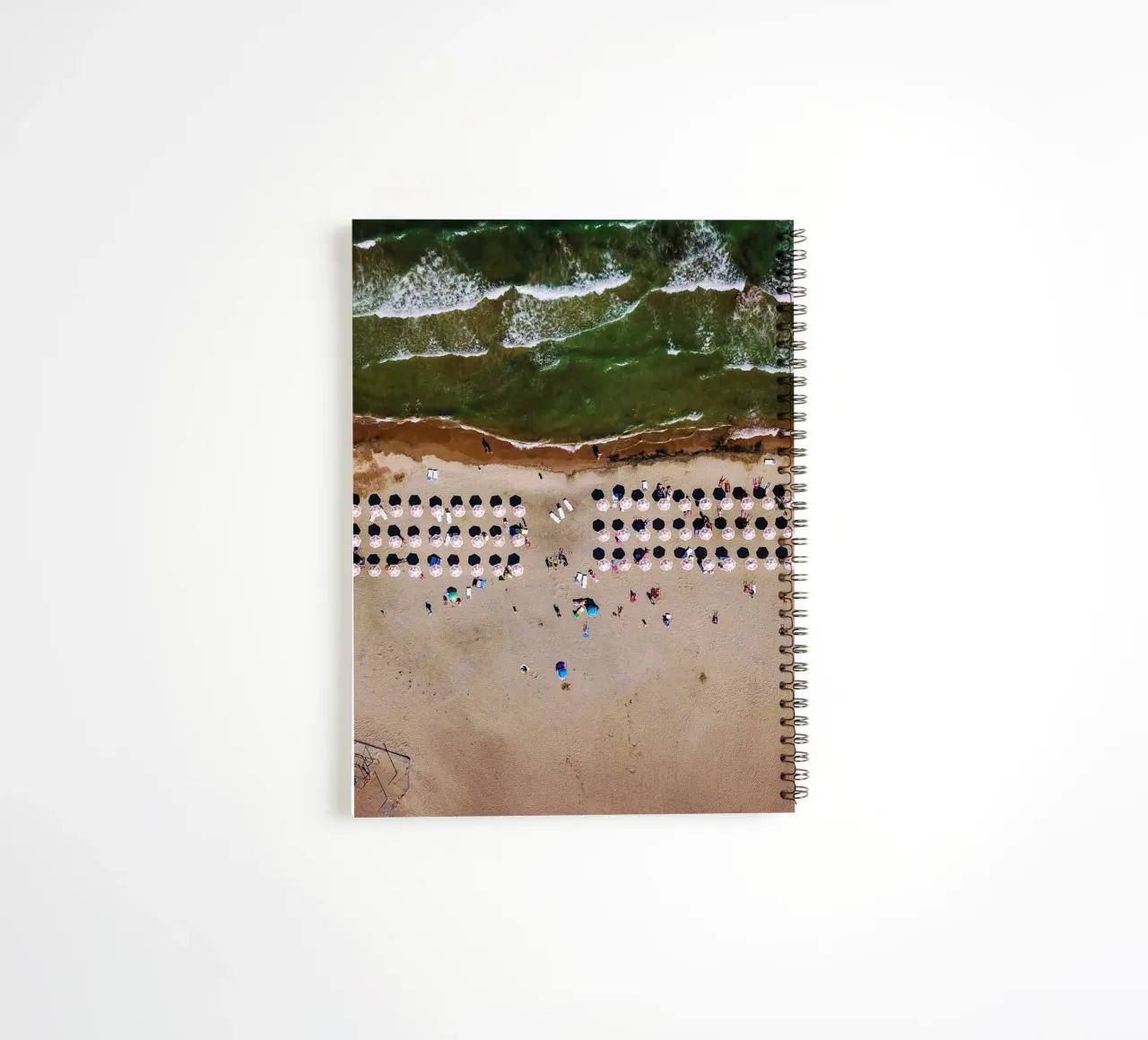 Green Seas spiral notebook by Framative