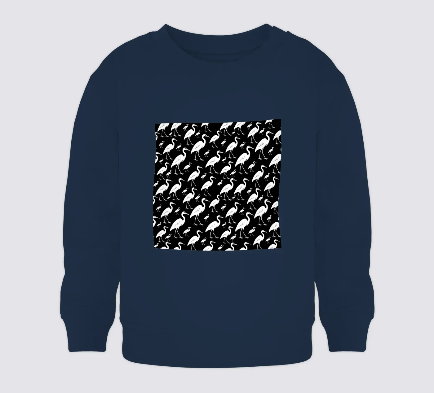Egrets pattern sweat pour bébé de baobabprintstore