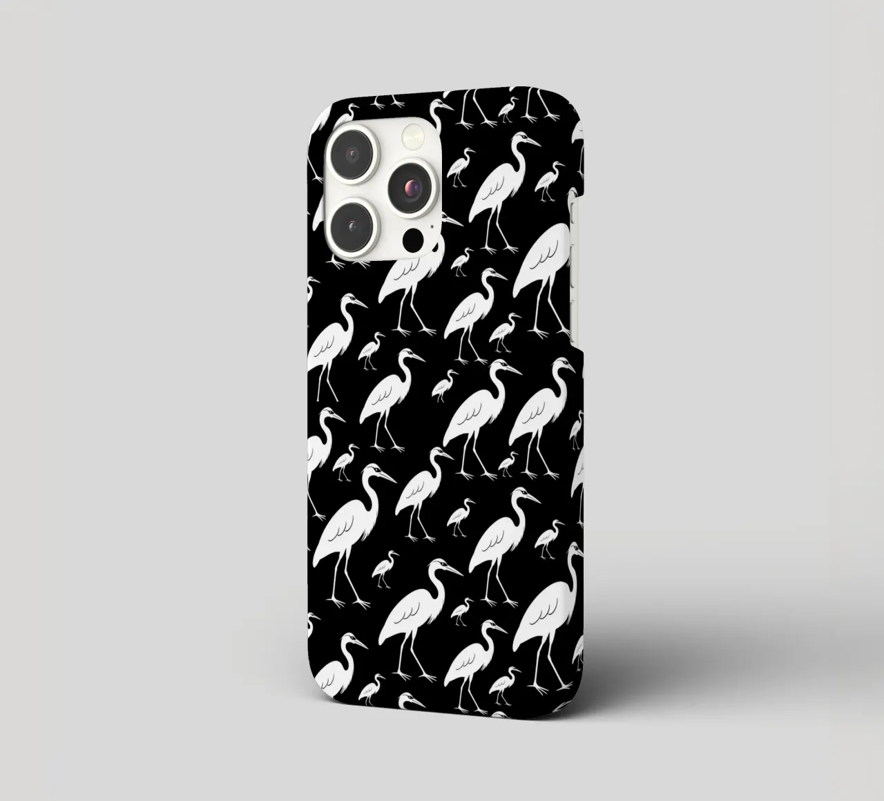 Egrets pattern cover iphone da baobabprintstore